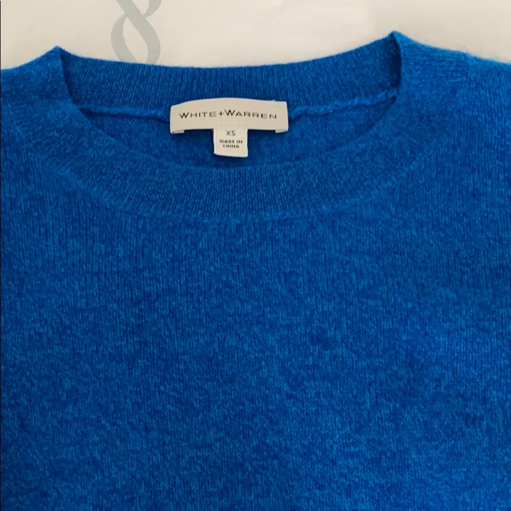 White and warren cashmere sweater